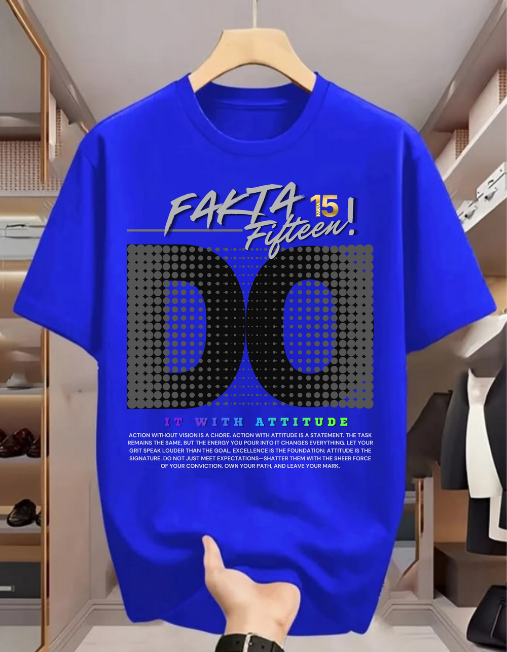 Fakta Fifteen Graphic Oversized T-Shirt