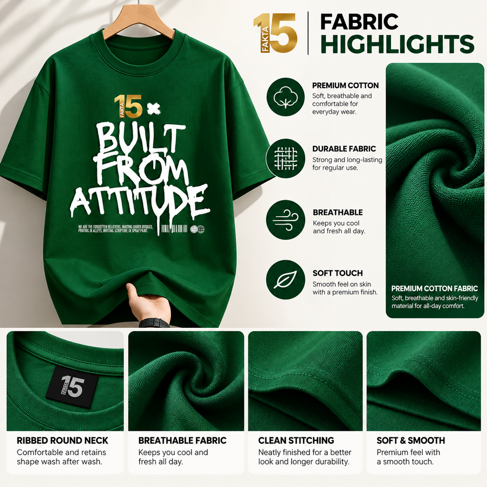 Built From Attitude Graphic T-Shirt