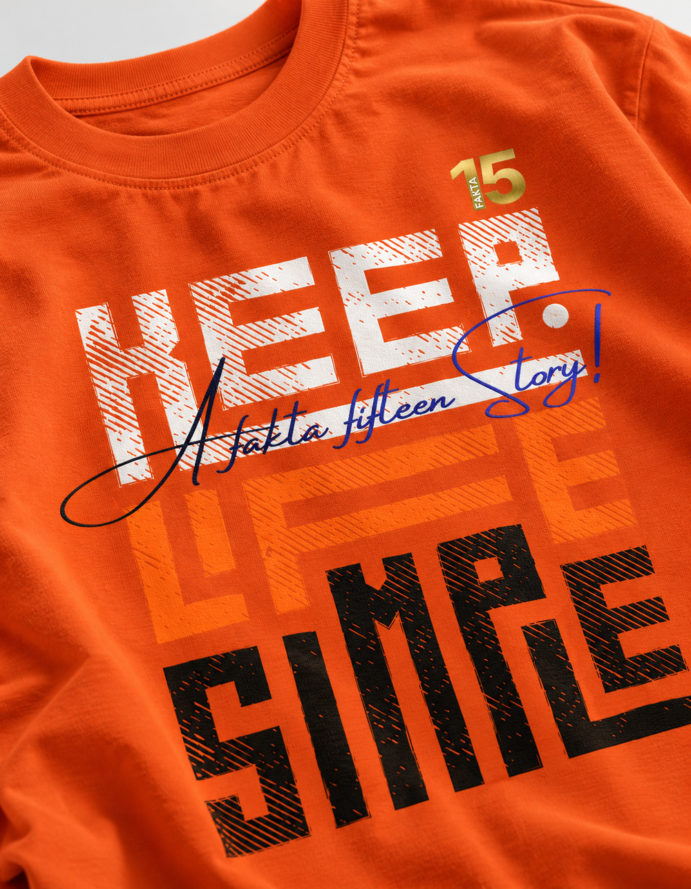 Keep It Simple Graphic Oversized T-Shirt
