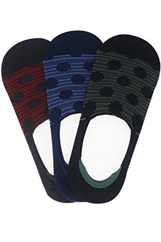 Men's No-Show Loafer Socks – Pack of 3 Pairs